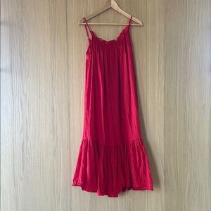 Fun Red Sleeveless Dress from J Crew